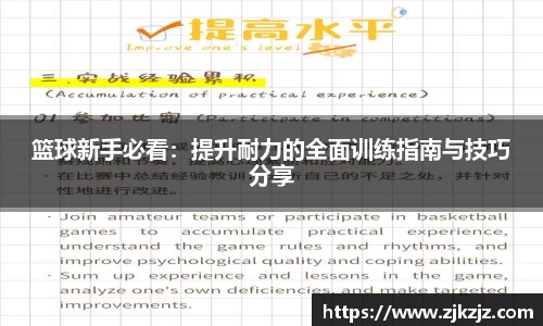 篮球新手必看：提升耐力的全面训练指南与技巧分享